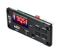 Misaakoeq Scheda di decodifica MP3 con schermo, modulo di decodifica auto | Modulo ricevitore audio di decodifica 12V con telecomando | Schermata di modifica del controller Visualizza amplificatore