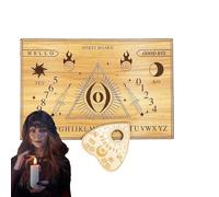 Misaakoeq Tavola Divinatoria - Strumento Per Divinazione E Presa Di Decisioni Con Rabdomanzia - Gioco della Planchette - per Casa Interno Libreria Meditazione Negozio a Tema Feste Sala Yoga