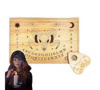 Misaakoeq Tavola Per Rabdomanzia,Tavola per Rabdomanzia e Decorazione per Altare,Gioco della Planchette - per Casa Interno Libreria Meditazione Negozio a Tema Feste Sala Yoga