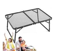 Misaakoeq Tavolo da esterno pieghevole, tavolo pieghevole portatile | Tavolo da grill resistente al calore | Attrezzatura da esterno a rilascio rapido, a rilascio rapido e per il balcone da balcone da
