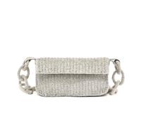 MISAKO Bidi borsa a tracolla per feste Donna - Bidi Argento 12x21x5 cm