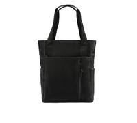 MISAKO Dominica zaino grande in nylon con tasca per laptop (14") e tracolla - Zaino casual da donna - Borsa zaino elegante per l'uso quotidiano Dominica Nero 38x29x12 cm