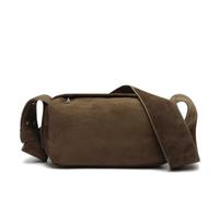MISAKO Emi borsa a tracolla piccola effetto camoscio Donna - Emi Verde 12x10x24cm