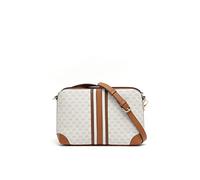 MISAKO Eveline Piccola borsa a tracolla con stampa monogramma Donna - Eveline Beige 18 X 26 X 7 cm