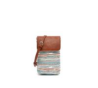MISAKO Lurdes borsa a tracolla mini per cellulare con stampa jacquard Donna - Lurdes Multicolore 18x2x11cm