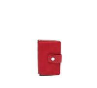MISAKO Medea portamonete piccolo con scomparto per banconote e carte Donna - Medea Rosso 7x9x2cm