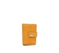 MISAKO Medea portamonete piccolo con scomparto per banconote e carte Donna - Medea Senape 7x9x2cm