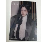 MISAMO Photo card Trading card POB PLAY Tower Record ufficiale