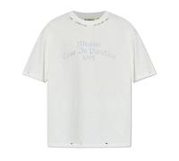 MISBHV, ,Tops ,Uomo ,Bianco ,L T-shirt effetto vintage