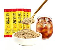 Miscela Bevanda Granulare Di Prugna Acida, 30 Bustine Singole, Formula Senza Grassi E Calorie, Sapore Dolce-Acido Rinfrescante, Istantanea Per Bevande Calde Fredde Ghiacciate