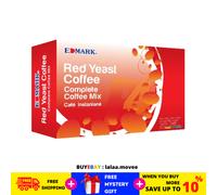 Miscela biologica di caffè al lievito rosso Edmark da 20 x 20 g per una salut...