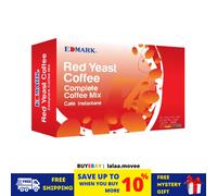 Miscela biologica di caffè al lievito rosso Edmark per una salute ottimale de...