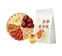 Miscela di ginseng rosso, dattero rosso e bacche di Goji, 100 g（5 g*20 buste）, bustina di tè triangolare confezionata singolarmente(1pcs)