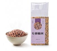 Miscela di riso integrale multicereali in sette colori, miscela di cereali integrali non lucidati, alimento base ad alto contenuto di fibre e a basso indice glicemico for il controllo del peso