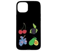 Miscela di varietà di frutti di mirtillo e ciliegia Custodia per iPhone 15 Plus