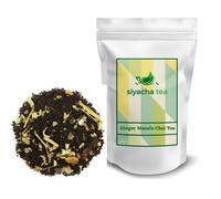 Miscela di zenzero Masala Chai tè nero indiano fresco foglie sciolte sano...