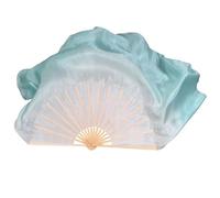 Miscela extra lunga per danza in seta, design a due lati, colore bianco morbido, leggero, portatile, per spettacoli, pratico design palcoscenico, g, Taglia unica
