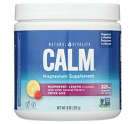 Miscela per bevanda al magnesio Natural Vitality Calm, magnesio, lampone e limone, 226 g