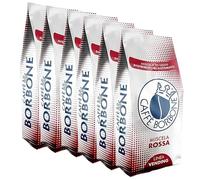 Caffè Borbone in grani miscela Rossa 1 kg x 6