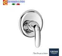 Miscelatore a Incasso per Doccia GROHE EUROECO Ottone Cromato Monocomando 46 mm