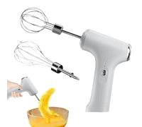 Miscelatore a mano elettrica - miscelatore di uova autoportante, mixerin acciaio inossidabile | Polminetto a corda di mixerricaricabile con 2 teste, mini più magrione da 1200 mini ad arti da cucina,