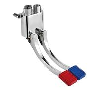 Miscelatore a pedale est. doppio a parete