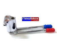 Miscelatore a pedale in ottone RIVER R552283 con fissaggio a parete in ottone