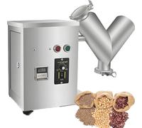 Miscelatore a polvere secca, miscelatore sperimentale di V-Type per l'insegnamento del laboratorio e della lavorazione degli alimenti, velocità regolabile e funzione del tempo, perfetto per la miscela