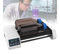 Miscelatore a rullo per bottiglie di reagente da laboratorio, shaker digitale con velocità regolabile 20-80 giri/min, adatto a bottiglie da 45-100 mm, capacità massima 1 l per un massimo di 2