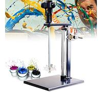 Miscelatore a staffa pneumatica, miscelatore a colori 5Gal/20LPneumatico, Agitatore Aria verticale per scrivania, per miscelare rivestimento, gesso, vernice, cemento, malta, Spruzzatore (Scatterplate)