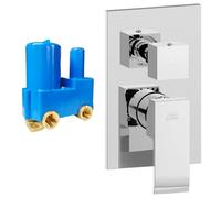 Miscelatore ad incasso per doccia Paffoni Elle 3 uscite cromato EL019CR