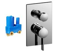 Miscelatore ad incasso per doccia Paffoni Rock 3 uscite cromato RO019CR