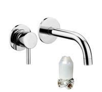Miscelatore ad incasso per Lavabo 2 fori Paffoni Stick cromato SK006CR70
