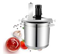 Miscelatore Alimentare Elettrico Commerciale 250W - Pentola Agitante Automatica con Albero di Miscelazione e Raschiatore Stabile, Salsa Chili, Bevande, Marmellata e Porridge 50