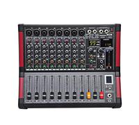 Miscelatore audio Mini8 8 Console di miscelazione dei canali (mono) con record Bluetooth 99 Dsp effetto USB Funzione mixer audio professionale