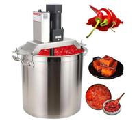 Miscelatore automatico alimentare 20L/25L/40L, pentola calda in acciaio inox, condimento, fondo, agitatore salsa, macchina per friggere per hotel, ristoranti, fabbriche alimentari(25l)