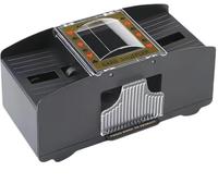 Miscelatore automatico per carte da 1-2 mazzi di carte, compatibile con ONU, poker, Skyjo, Skip BO, mixer per carte elettriche, nero