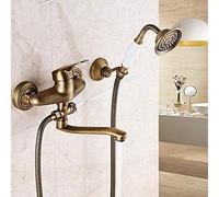 Miscelatore Bagno Da 25 Cm In Ottone Lungo Il Rubinetto Del Rubinetto A Parete A Parete A Parete Spazzino