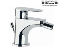 MISCELATORE BIDET ECOSTYLE CON SCARICO - CROMO - Ercos