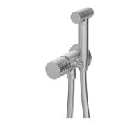 Miscelatore bidet Iguará a scomparsa con doccetta acciaio spazzolato Acciaio spazzolato