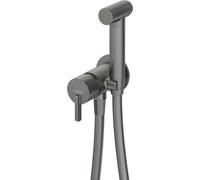 Miscelatore bidet Limonar a incasso a parete con doccetta titanio Titanio