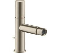 Miscelatore monocomando per bidet Hansgrohe AXOR Uno, Zero maniglia, scarico a scomparsa, colorazione: Nichel spazzolato