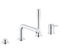 Grohe Concetto baignoire à une main 4 trous, baignoire à inversion automatique, avec douchette à main, baignoire/douchette à inversion automatique, 19576002, 19576002