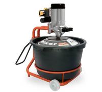 Miscelatore colla malta con frusta e secchio 230v 65lt Battipav mixer 50 super