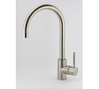 Miscelatore Crolla Nichel Brushed Inox Satinato Modello Ginger ART.7780 monocoma
