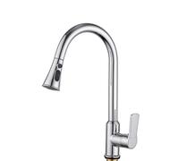 Miscelatore Cromato girevole doccia estraibile per lavello Cucina T006-6