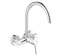 miscelatore cucina a parete Grohe Concetto con bocca orientabile, cromo - 32667001