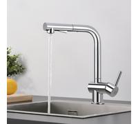 Miscelatore Cucina Con Doccetta Estraibile, Rubinetto Lavello Cucina Alto, Misce