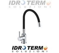 MISCELATORE CUCINA LAVELLO SNAKE CANNA MOVIBILE 360° TOP QUALITY GOMMA FLESSIBIL