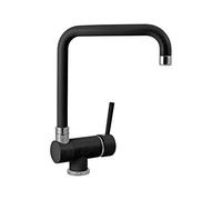Miscelatore cucina Plados monocomando NOVOMIX con canna pieghevole per sottofinestra - Nero Matt